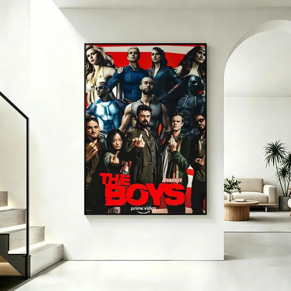 B-Boys TV Series HD Poster – Waterproof Adhesive Wall Art Wall Art Poster Axl