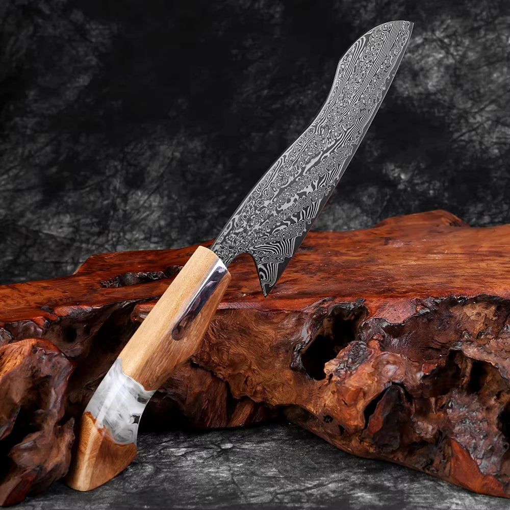 XITUO Damascus Steel Kitchen Knife Set 1–6 PCS | Japanese Chef Kitchen Knife Set Axl