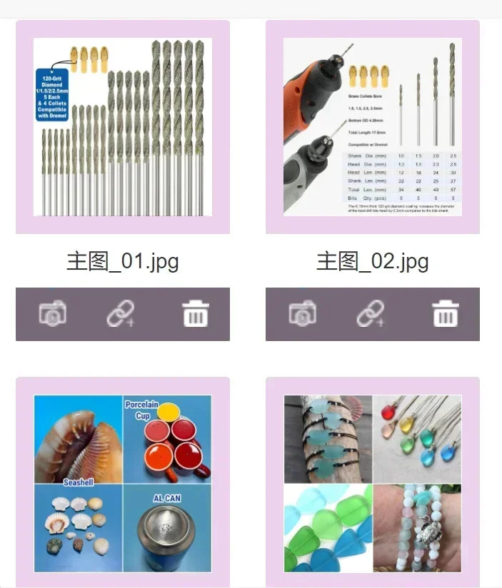 20-Pc Diamond Drill Bit Set 1–2.5mm | Glass Stone Jewelry Diamond Drill Bit Set Axl China Mainland