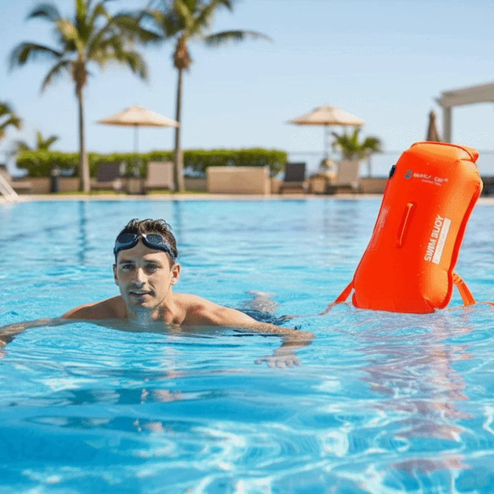 Swimming Buoy Backpack – Waterproof Float Bag 28L & 35L Swimming Buoy Bag Axl