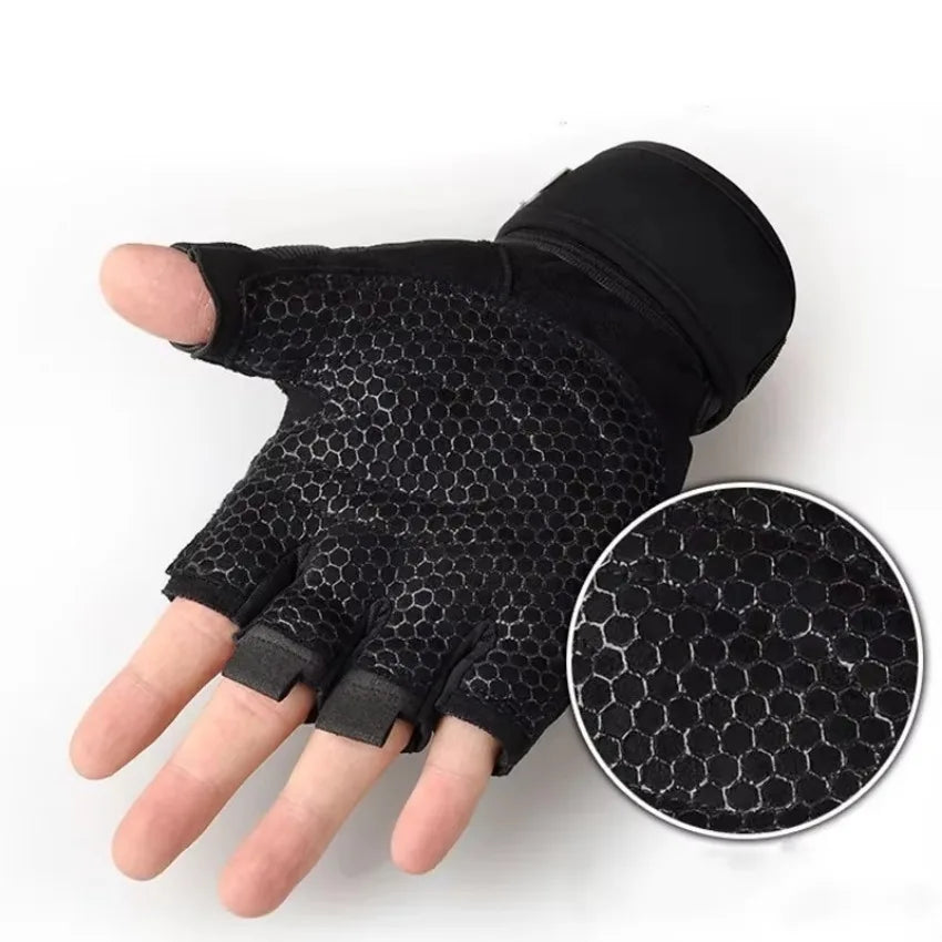 Half-Finger Gym Gloves – Weight Lifting & Workout Gloves Fitness Gloves Axl