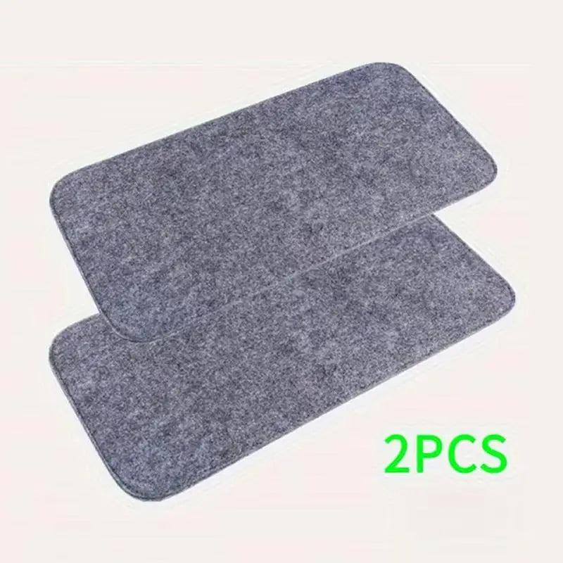 RV Step Mats 2pcs Anti-Slip Felt Carpet for Motorhome Trailer RV Step Mats Axl