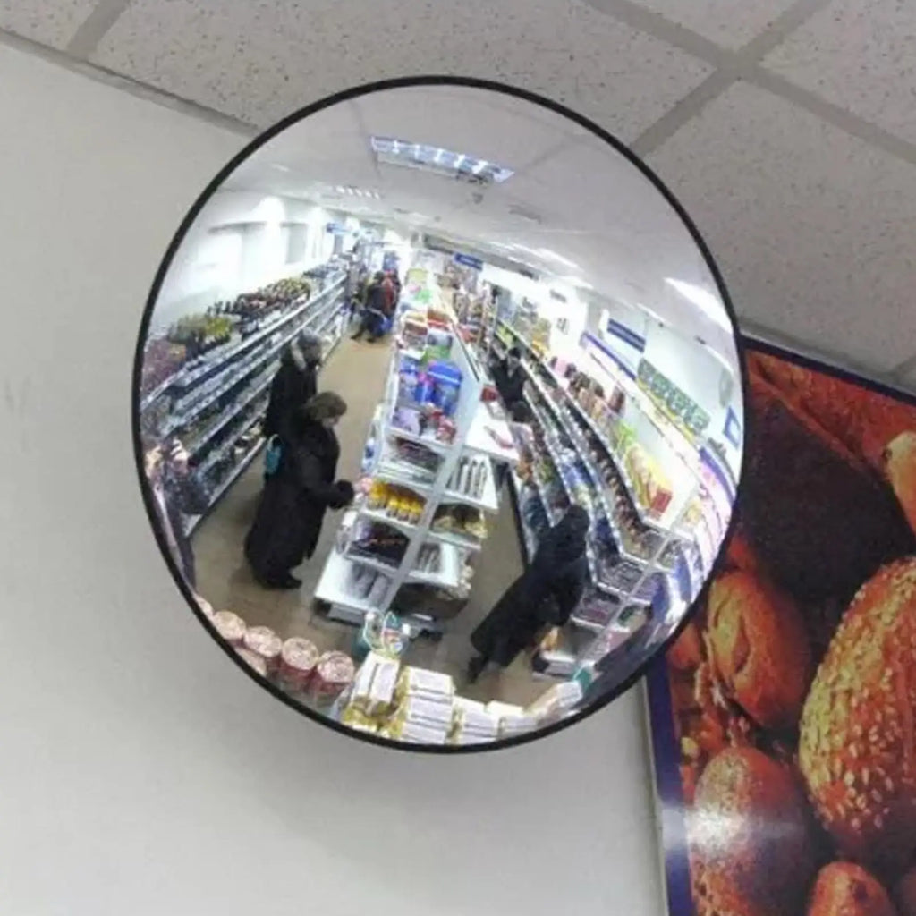 30cm Wide-Angle Convex Security Mirror – Road & Indoor Safety Convex Safety Mirror Axl