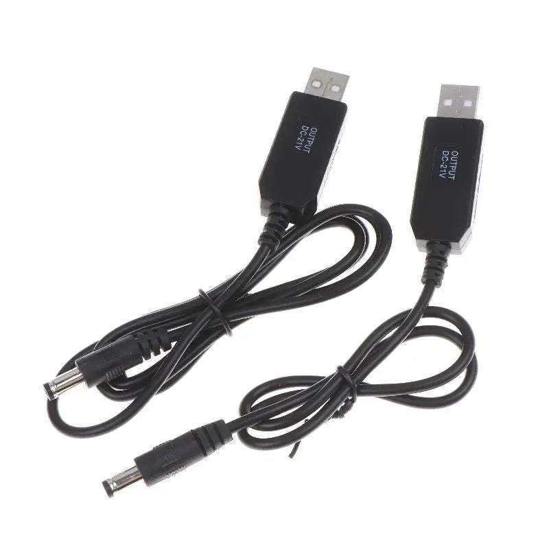 5V to 21V Boost Charging Cable – USB DC Lithium Battery Adapter USB Boost Charging Cable Axl