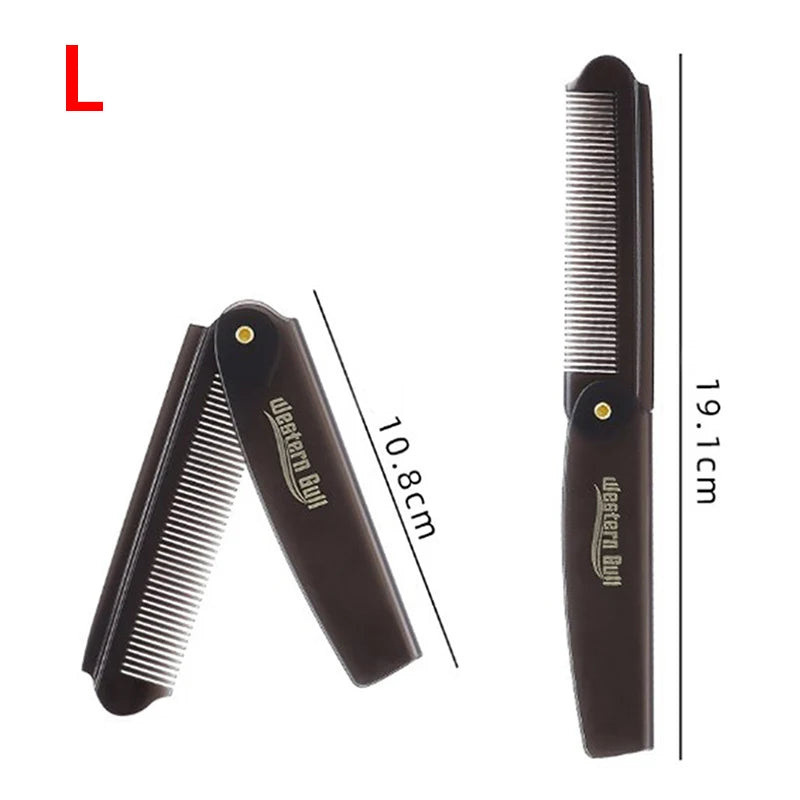 Portable Folding Pocket Comb – Hair & Beard Styling Tool Folding Hair Comb Axl L