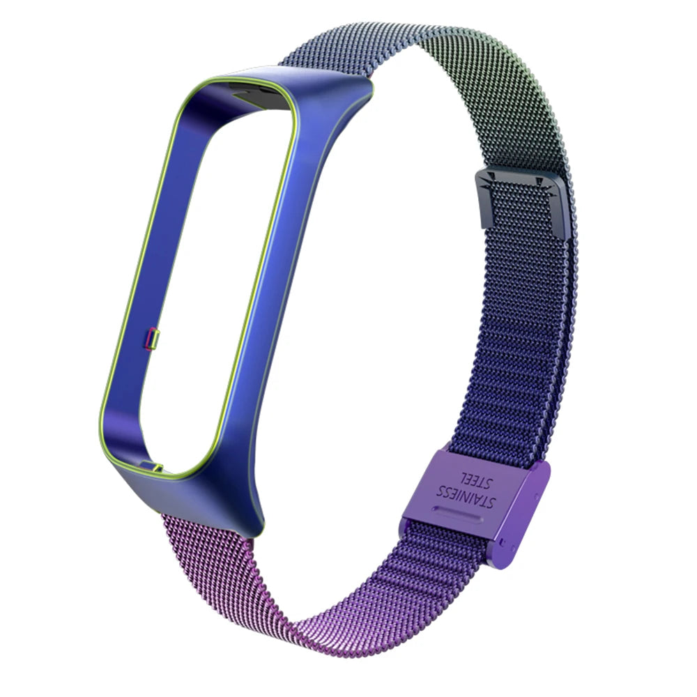 Stainless Steel Band for Samsung Galaxy Fit 2 R220 | Metal Strap Smart Watch Band Axl multicolor