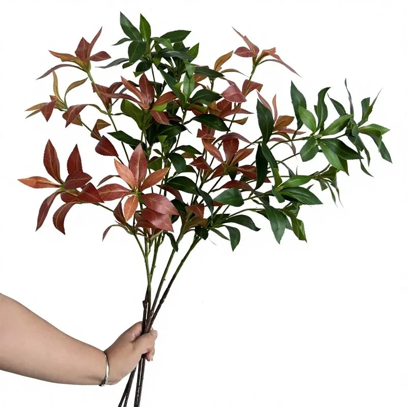 80CM Artificial Green Leaf Branch – Indoor & Outdoor Decor Artificial Plant Branch Axl