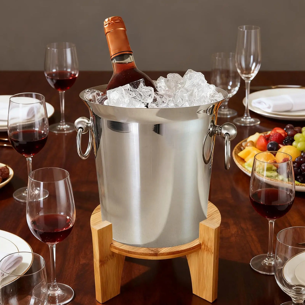 Natural Wood Drink Dispenser Stand – Weddings & Parties Drink Dispenser Stand Axl