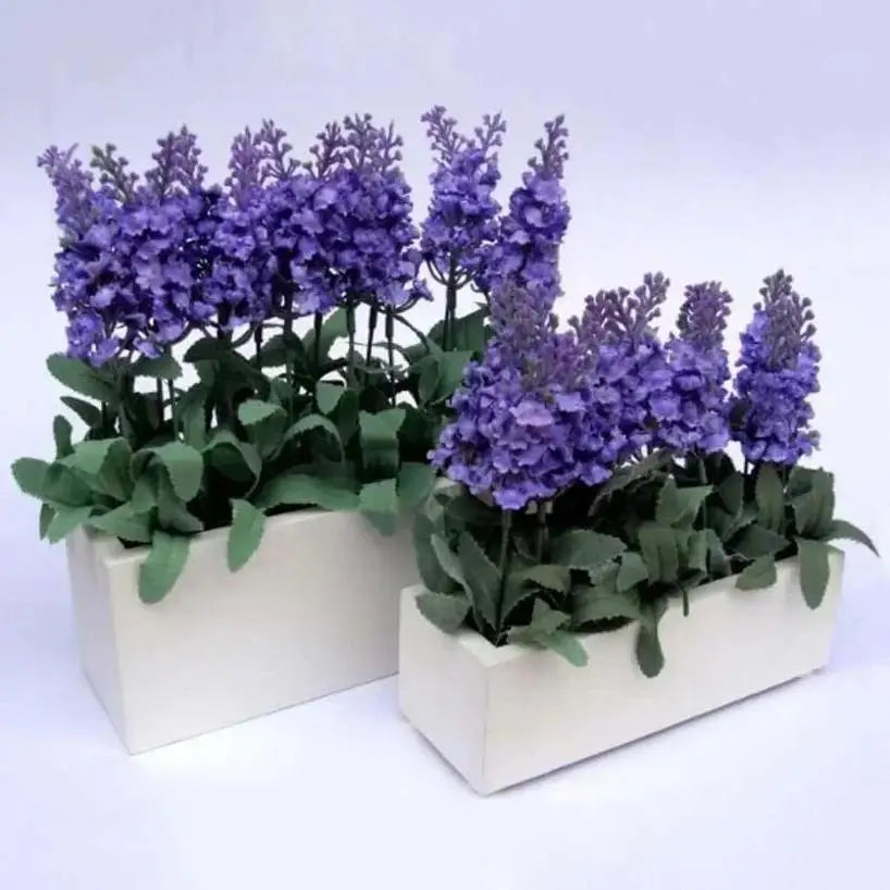 Artificial Lavender Bouquet – Silk Fake Flowers for Home & Wedding Artificial Flower Bouquet Axl