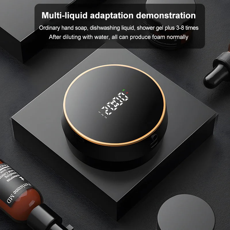 BALASHOV Touchless Foam Soap Dispenser | Type-C, Temp Display Foam Soap Dispenser Axl