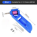 Portable Drill Bit Sharpener – Corundum Grinding Wheel 2–12.5mm Drill Bit Sharpener Axl Blue