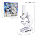Kids HD Portable Microscope – 500X Biology Kit for Students Kids Science Microscope Axl QB1061