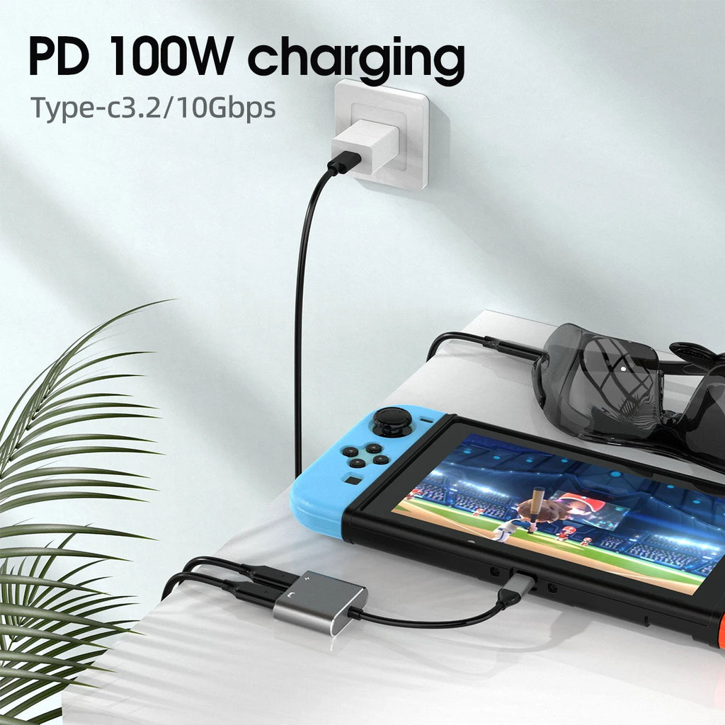 100W USB-C Fast Charging Adapter for XREAL AIR & AIR 2 Glasses USB-C Charging Adapter Axl