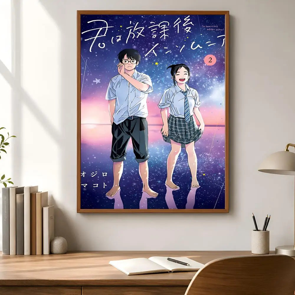 Insomniacs After School Anime Poster – HD Waterproof PVC Wall Art Anime Wall Poster Axl