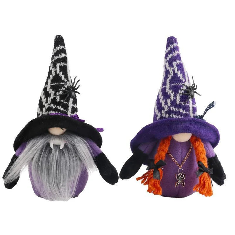 Halloween Spider Vampire Gnome Plush Doll – Festive Décor Holiday Gnome Doll Axl