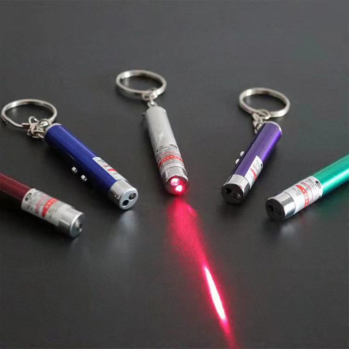 Cat Laser Pointer Toy Pen – LED Light & Keychain Flashlight Cat Laser Toy Axl
