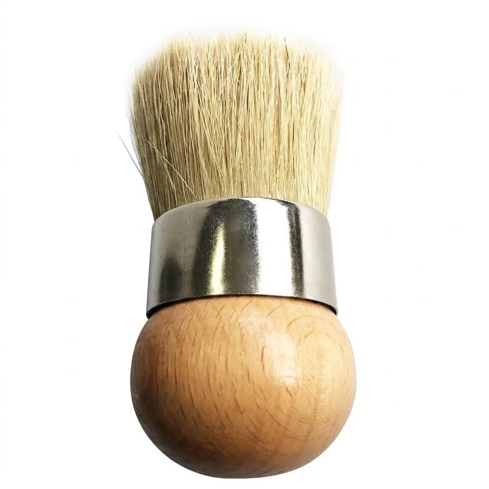 Round Wax Brush – Natural Bristle & Wooden Handle | Stencil Wax Brush Axl China Mainland