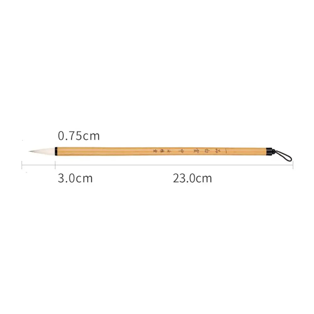 Chinese Calligraphy Brush – Wolf Hair Bamboo Art Paint Brush Calligraphy Art Brush Axl M