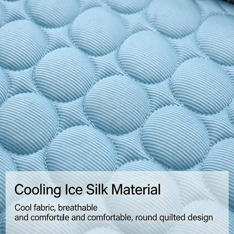 KEMORELA Ice Silk Cooling Dog Mat – Breathable Pet Sleeping Pad Dog Cooling Mat Axl