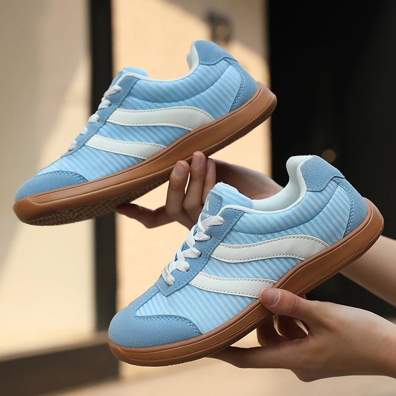 ZULIWAGN Women Wide Toe Barefoot Shoes | Lightweight Canvas Barefoot Canvas Shoes Axl 44 SKY BLUE