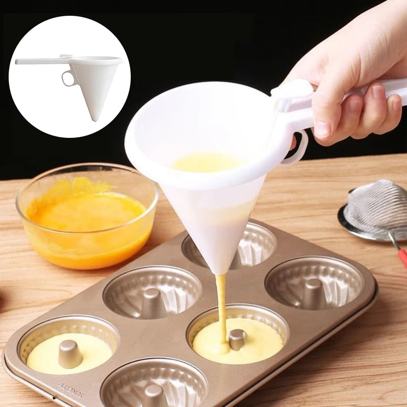 Adjustable Cream Funnel Batter Dispenser for Cakes & Chocolate Baking Dispenser Funnel Axl