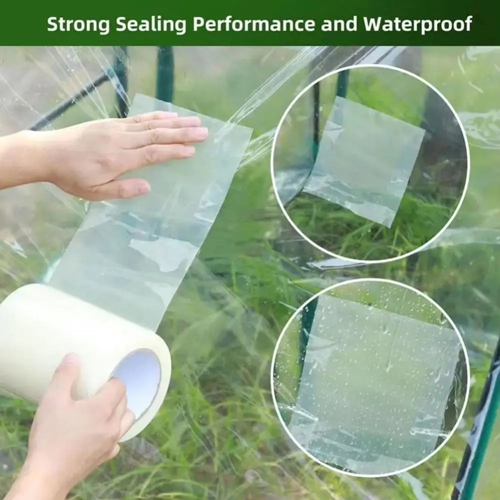 10M UV Resistant Greenhouse Film Repair Tape | Strong PE Adhesive Greenhouse Repair Tape Axl