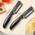 Stainless Steel Fruit & Vegetable Peeler – Full Steel Handle Vegetable Peeler Axl 2pcs