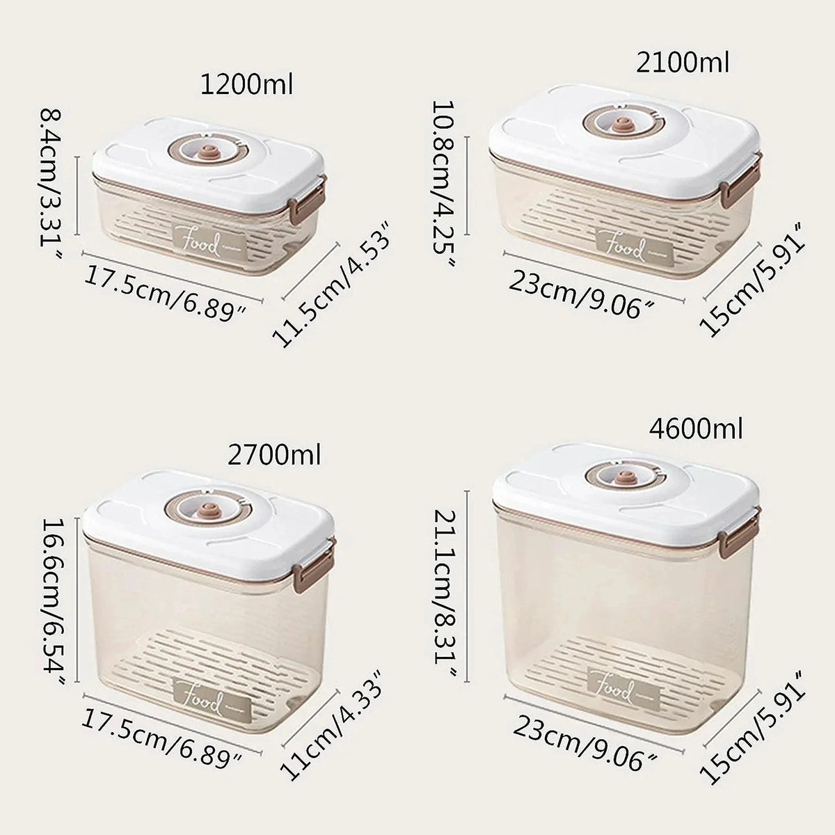 KEMORELA Vacuum Food Storage Container with Pump – Large Vacuum Storage Container Axl