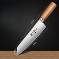 PLYS Stainless Steel Chef Knife – Sharp Wooden Handle Slicer Chef Knife Axl Chef knife