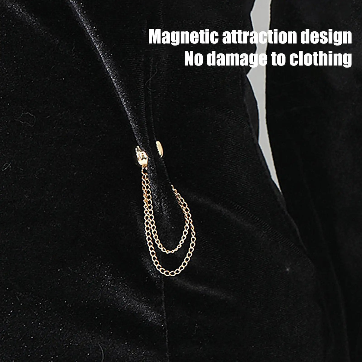 Magnetic Clothing Clips – No-Sew Sleeve & Hem Adjuster Set of 4 Magnetic Clothing Clips Axl