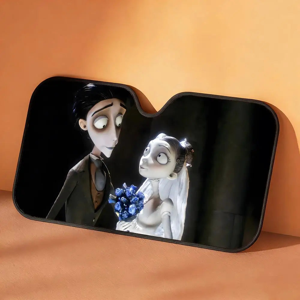 Corpse Bride Car Windshield Sunshade | UV & Heat Protection Windshield Sun Shade Axl 130X70CM 8