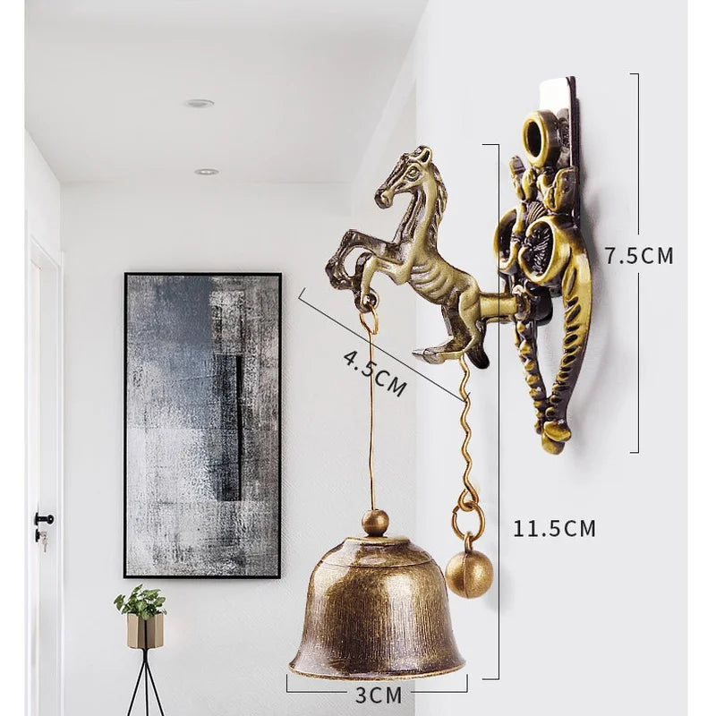 Vintage Metal Bell Wind Chime – Magnetic Door Hanging Ornament Wind Chime Ornament Axl