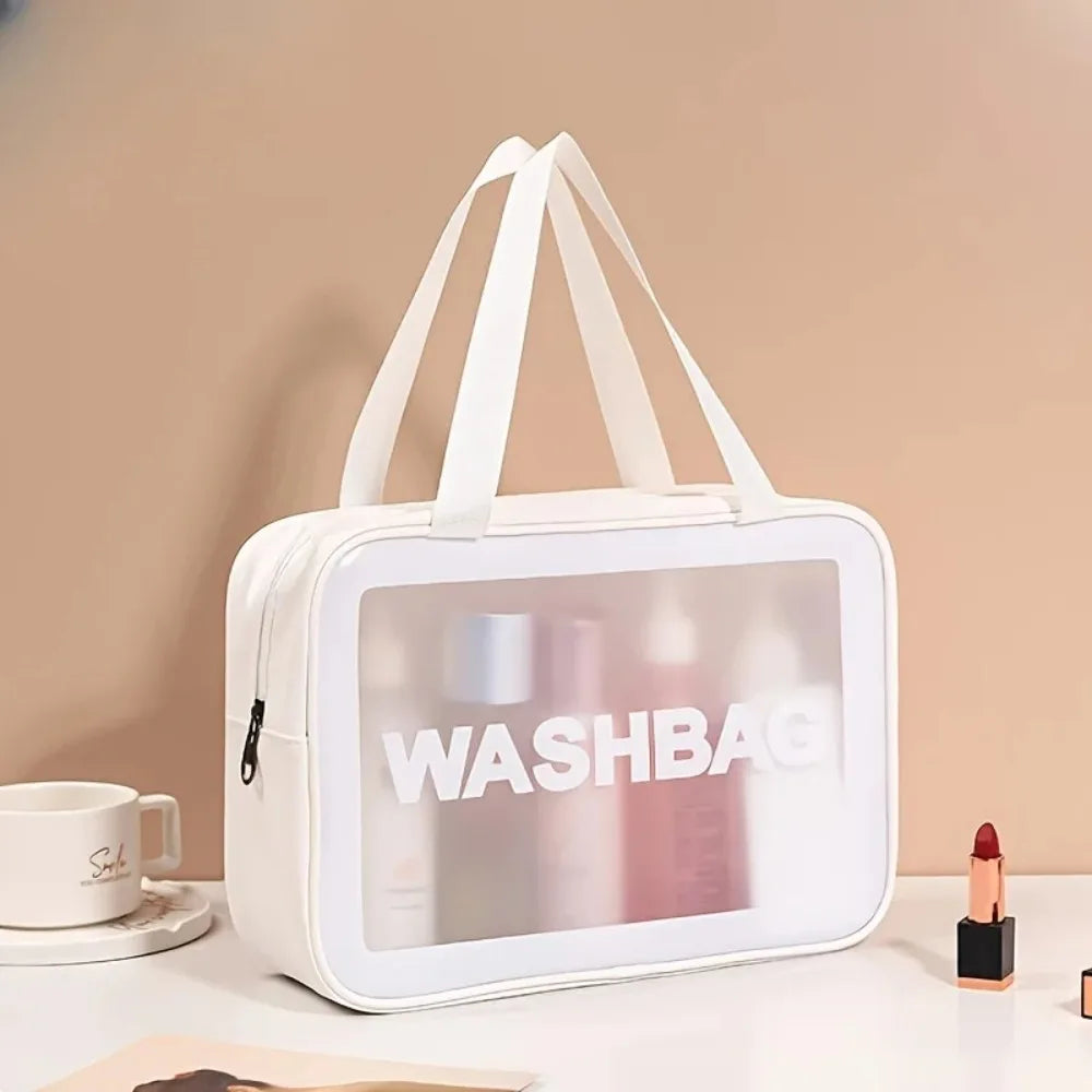 Large Clear Toiletry Bag – Waterproof Travel Makeup Organizer Clear Toiletry Bag Axl
