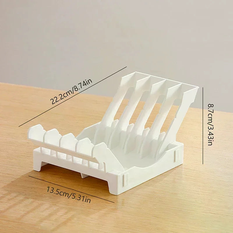 Vertical Dish Drying Rack – Upright Plate Cabinet Organizer Dish Storage Rack Axl