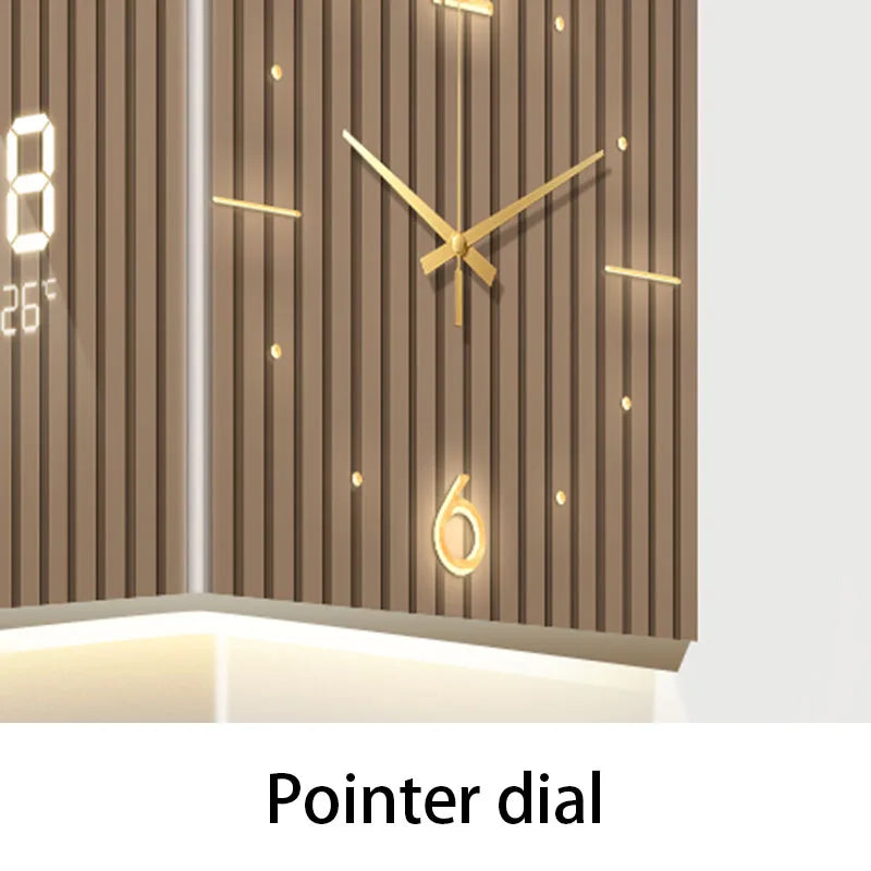 Modern LED Digital Wall Clock – Large Acrylic Calendar Clock LED Digital Wall Clock Axl