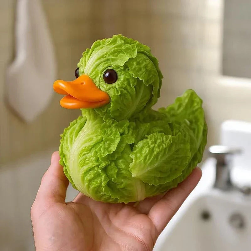 Whimsical Vegetable Duck Resin Figurine | Home & Office Decor Resin Figurine Axl