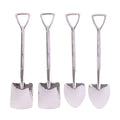 4-Piece Shovel Shape Stainless Steel Dessert Spoons Set Dessert Spoon Set Axl One Size
