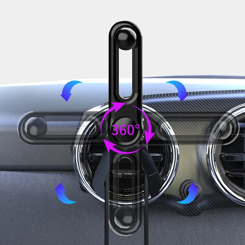 360° Rotating Car Phone Mount – 17mm Ball Head Pole Adapter Car Phone Mount Axl
