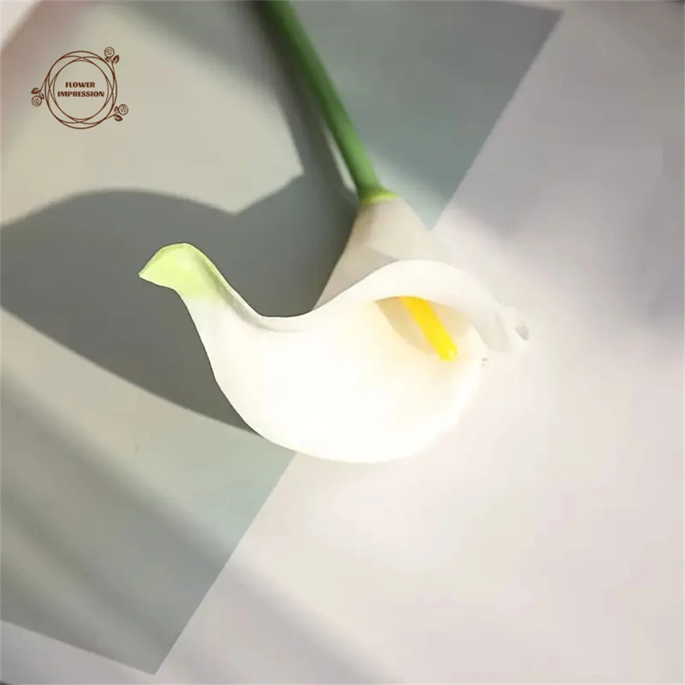 10 Artificial Calla Lily Flowers – Wedding & Home Décor Set Artificial Flowers Axl