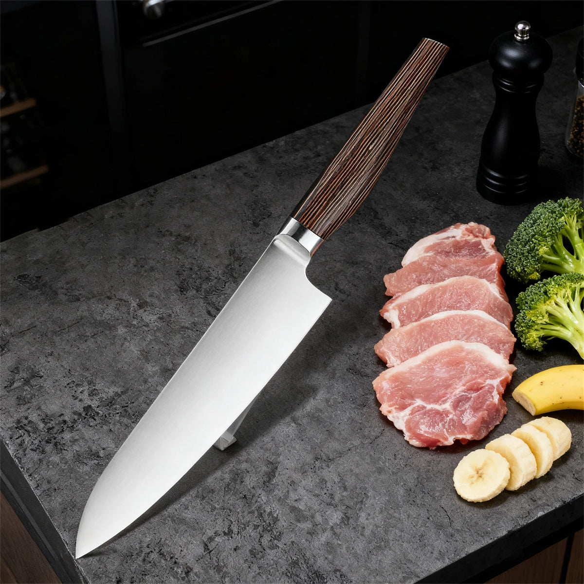 Professional Chef Knife – Sharp Stainless Steel Non-Slip Handle Chef Knife Axl Chef Knife