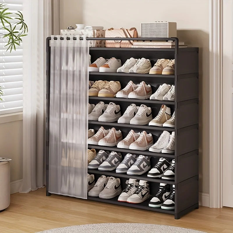 Dustproof Foldable Shoe Rack – Multi-Layer Storage Shelf Shoe Storage Rack Axl