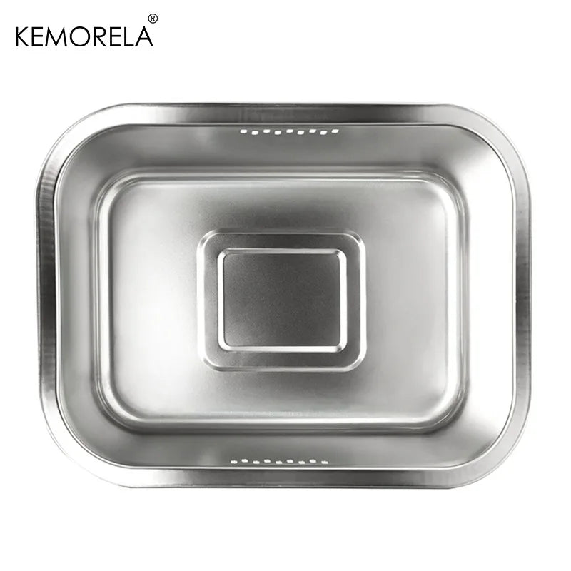 10L Stainless Steel Dishpan | Large Multipurpose Kitchen Wash Basin Kitchen Wash Basin Axl