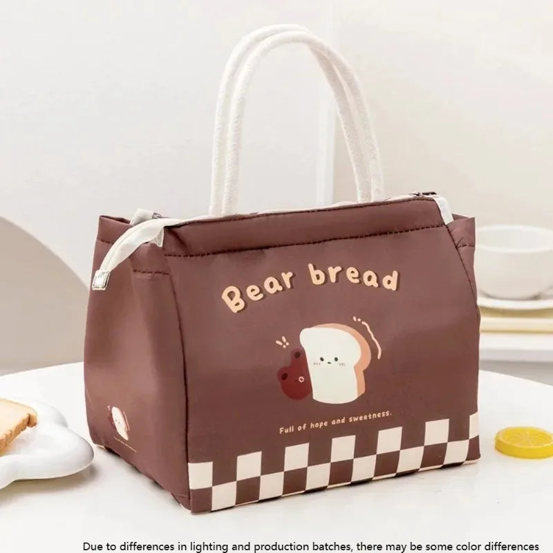 Cute Thermal Lunch Bag – Large Insulated Tote for Women & Kids Insulated Lunch Tote Axl