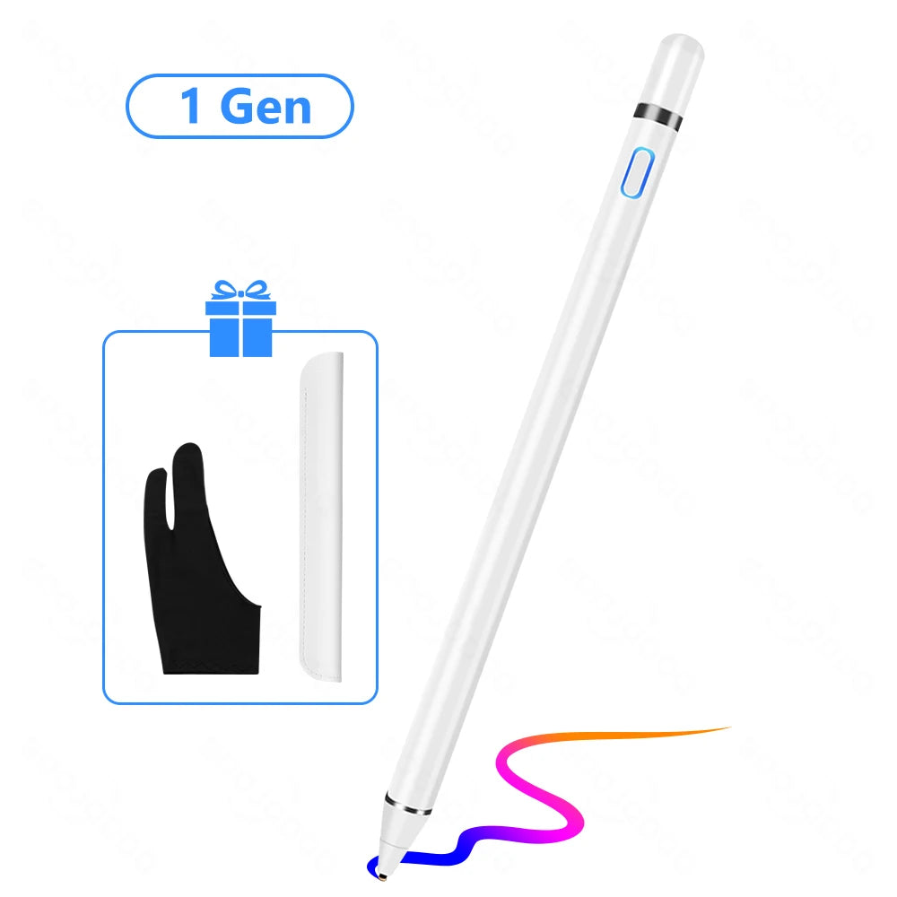 Universal Stylus Pen for iPad, iPhone & Android – No Bluetooth Tablet Stylus Pen Axl not magnetic white