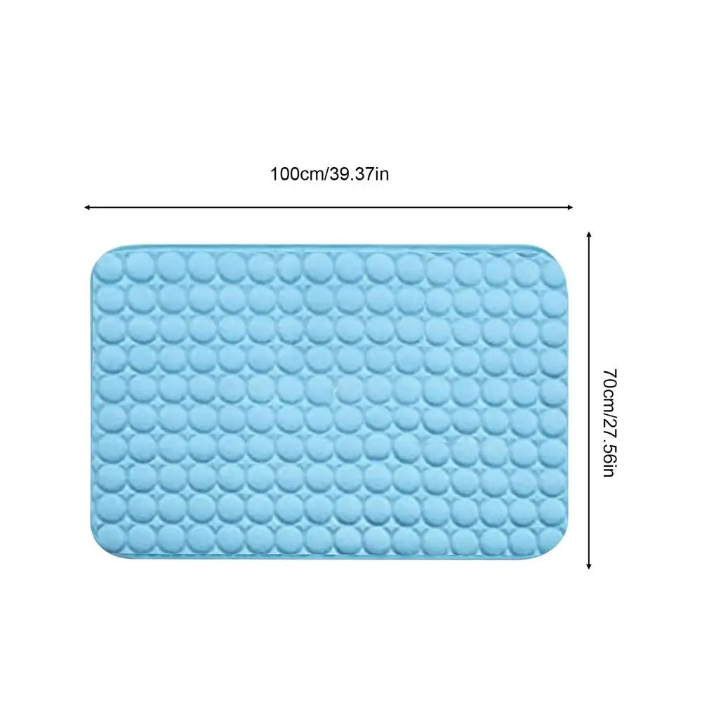 Pet Cooling Mat – Ice Silk Dog & Cat Cool Pad, Washable Pet Cooling Mat Axl XL