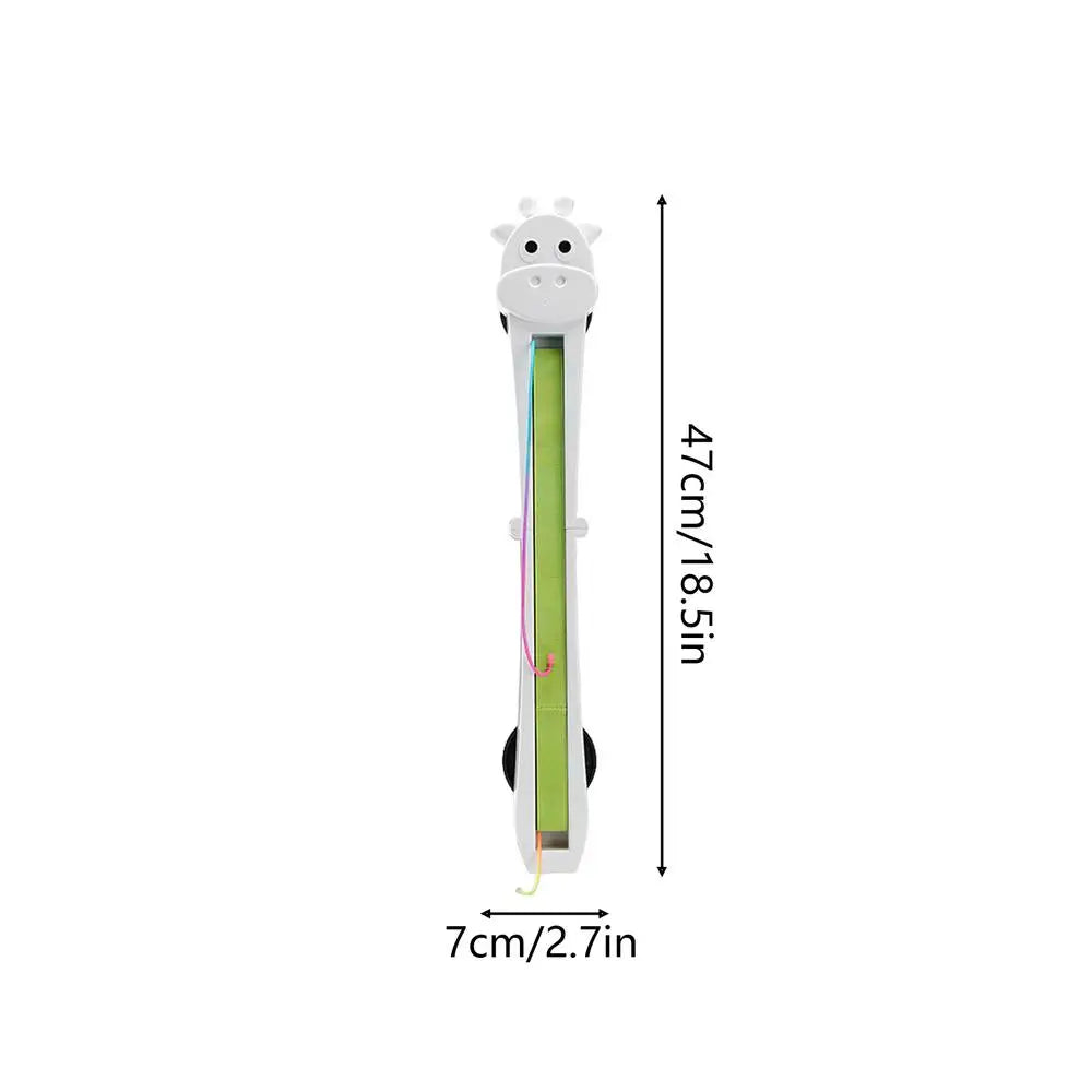 USB Rechargeable Wall-Mount Interactive Electric Cat Toy Interactive Cat Toy Axl White