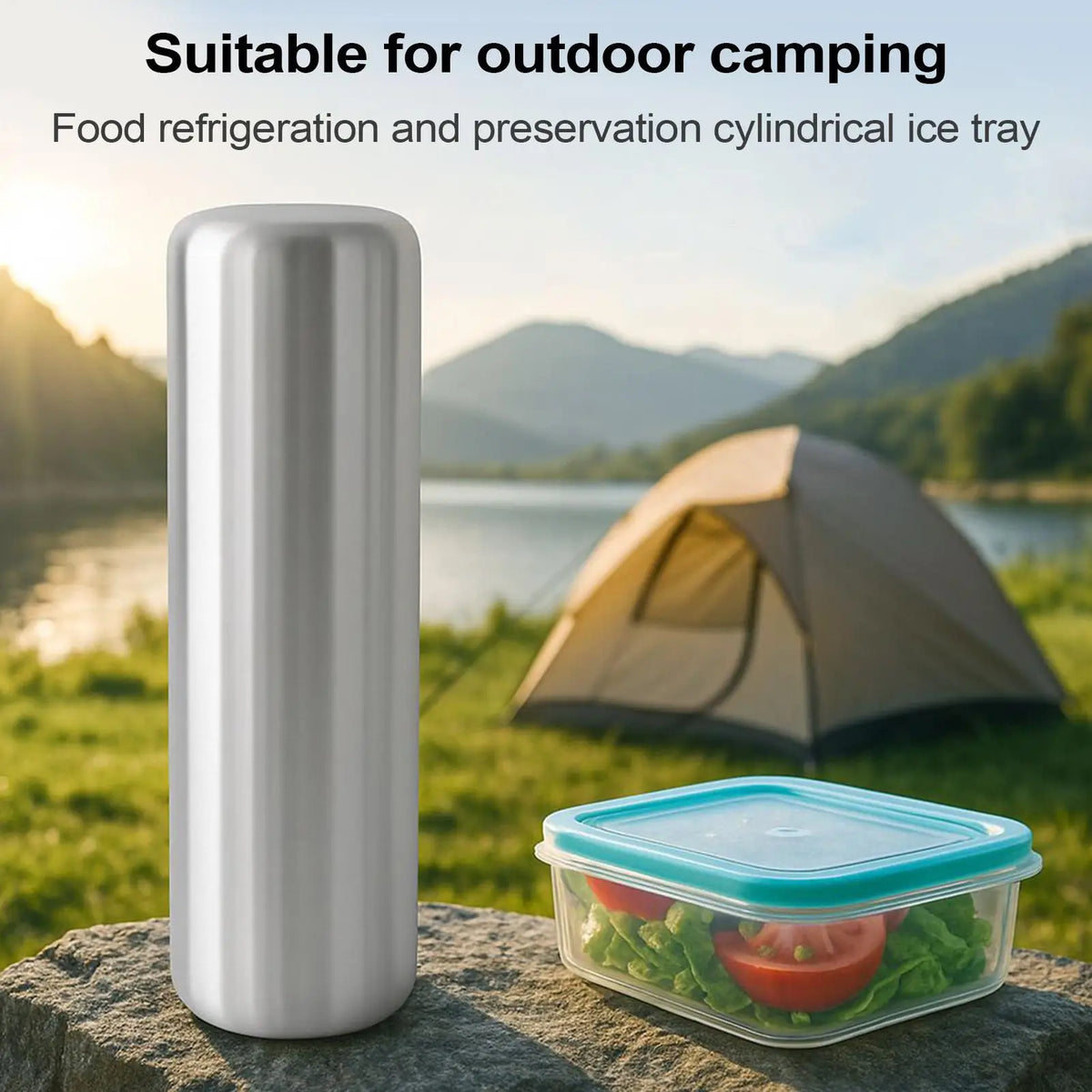 Stainless Steel Metal Ice Cubes – Rapid Freeze Cylinder Packs Metal Ice Cubes Axl Default Title