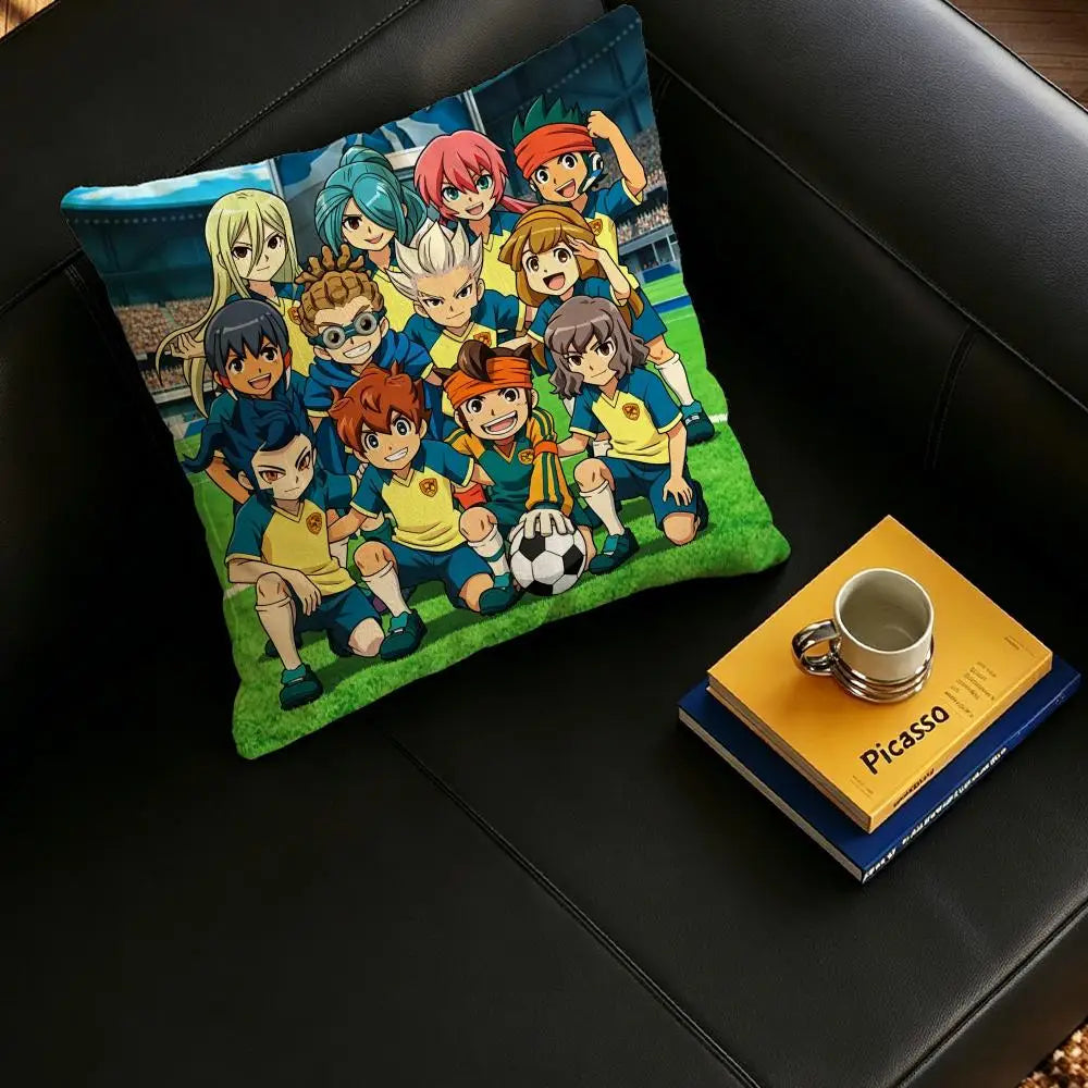 Anime Cartoon Linen Cushion Cover – Sofa, Bed & Chair Decor Decorative Cushion Cover Axl