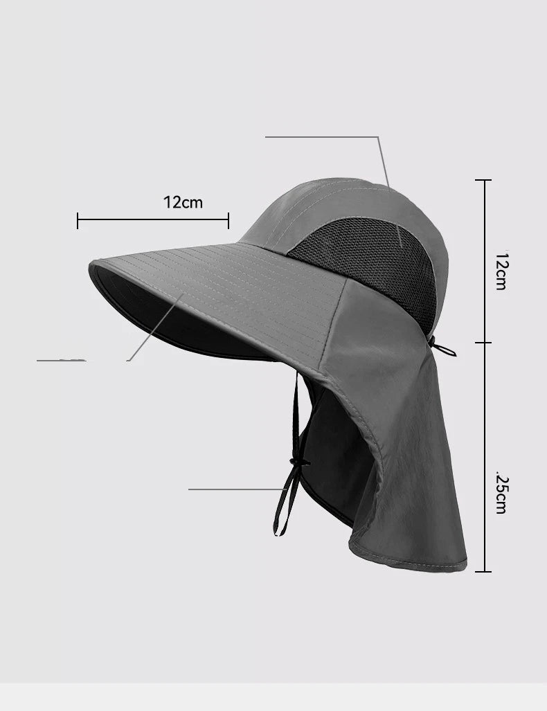 UV Protection Foldable Sun Hat – Breathable Mesh, Unisex UV Sun Hat Axl