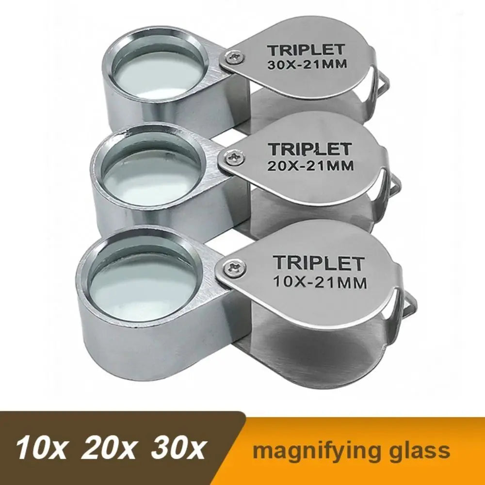 Mini Pocket Loupe 10x 20x 30x – Jewelry Magnifying Glass Jewelry Magnifying Loupe Axl